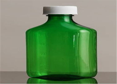 중국 반투명 녹색 플라스틱 액체 병은 제품 낭비를 피하는 안전을 추가했습니다 협력 업체
